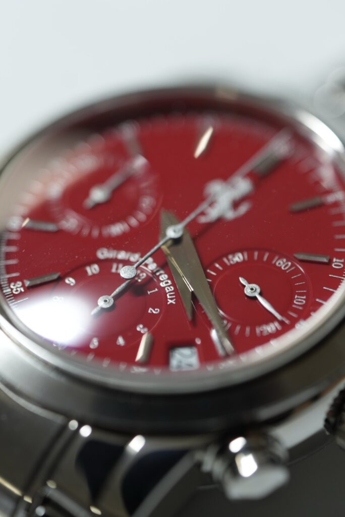 ジラールペルゴ　時計修理　アップ写真