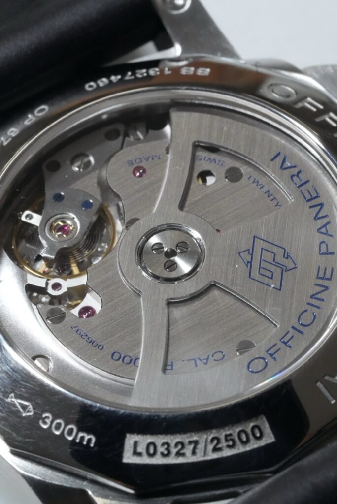 パネライ ルミノール 修理 ムーブメント写真