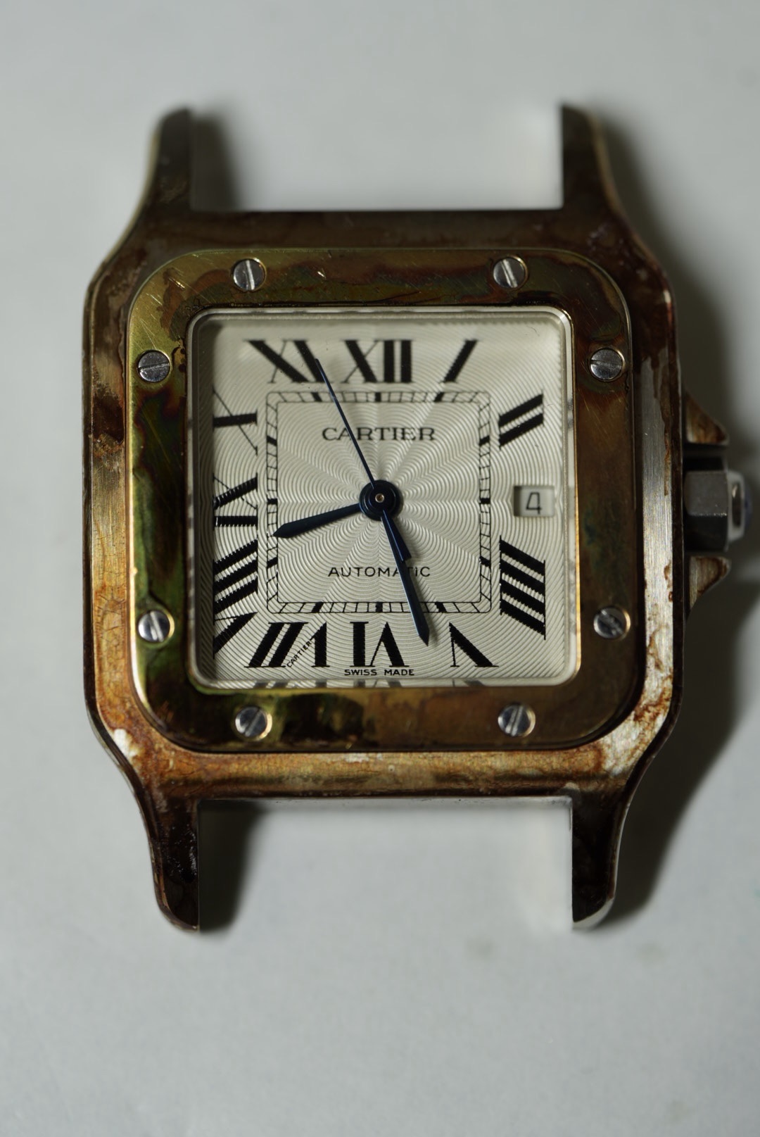 カルティエ　ガルベ　仕上前　ケース全体