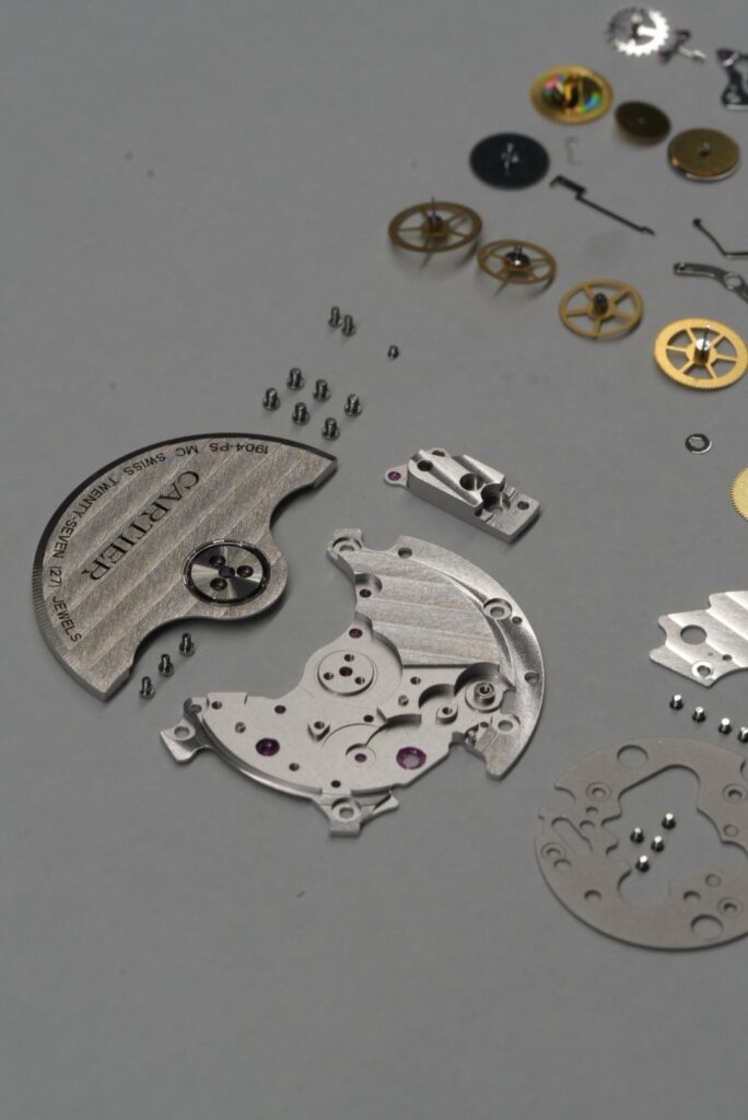 カリブル 自社ムーブメント 分解画像