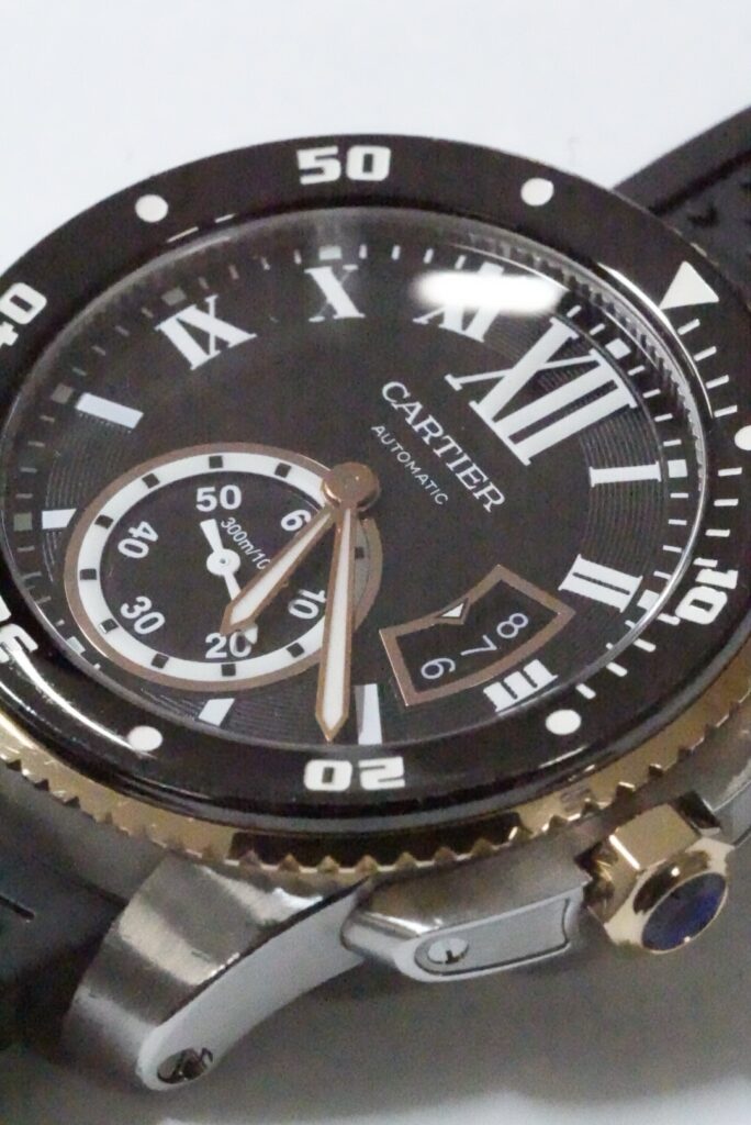 カルティエ カリブル 修理後の写真