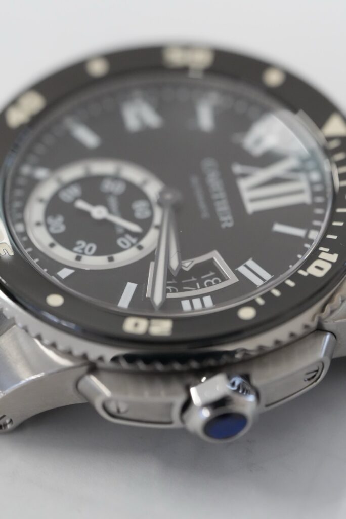 カルティエ　カリブル　ダイバー　時計修理