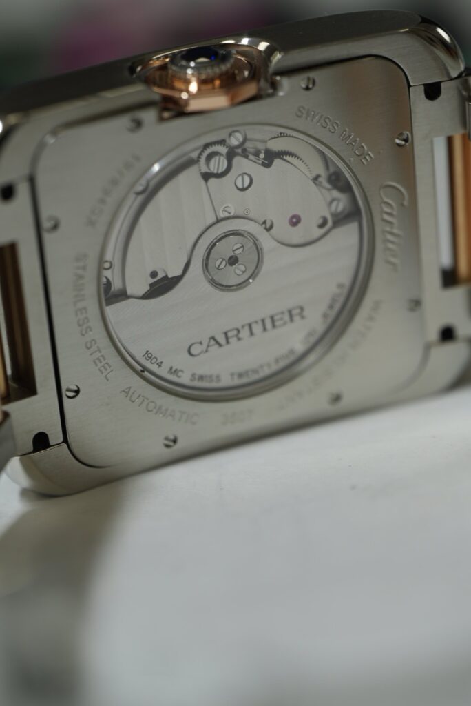 カルティエ　タンクアングレーズ　分解掃除