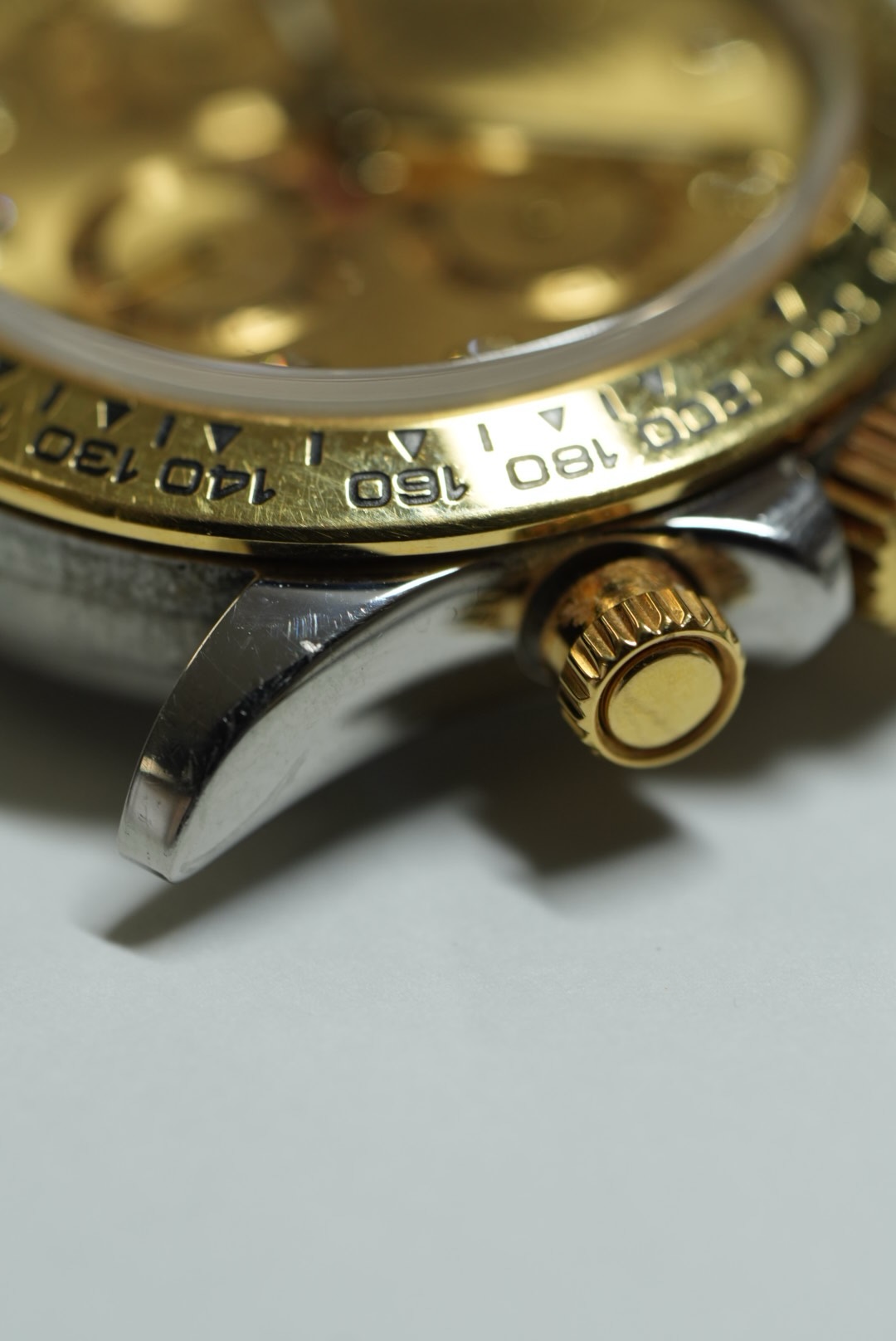 ロレックス　デイトナ　研磨前ケース側面