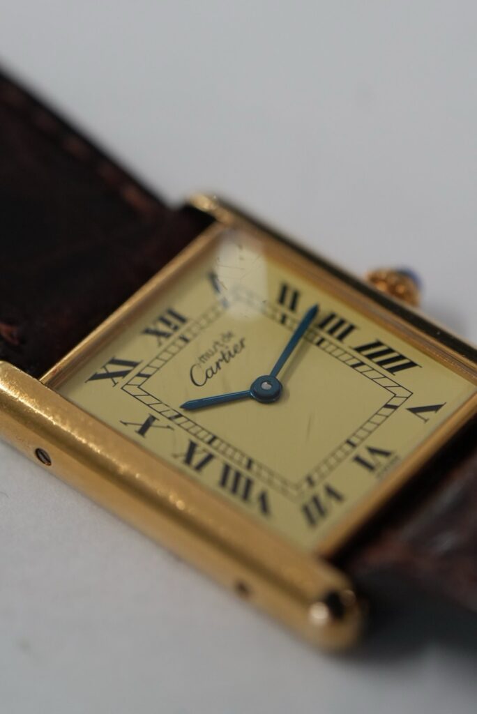 カルティエ　マストタンク　時計修理