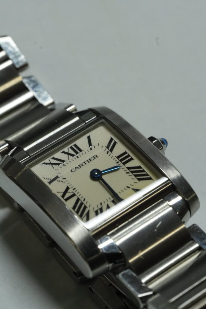 カルティエ　タンクフランセーズ　オーバーホール　大阪