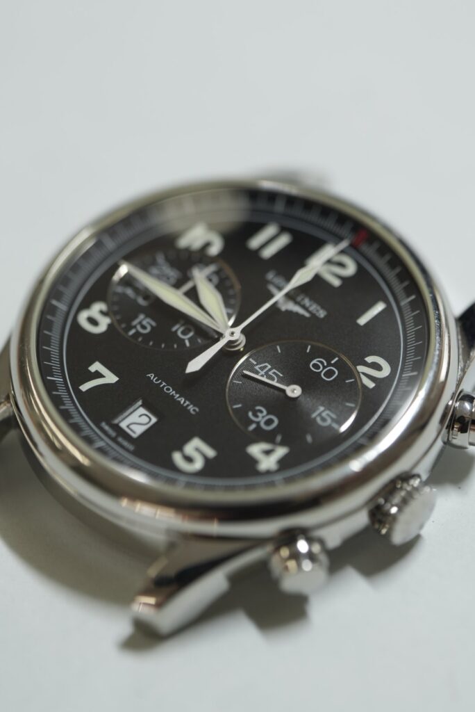 ロンジン クロノグラフ 分解掃除