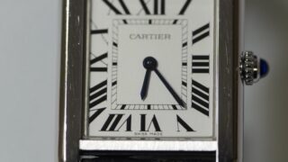 カルティエ　タンクソロ　電池交換
