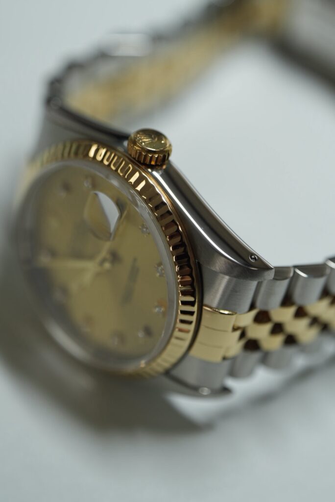 ロレックス　デイトジャスト　時計修理　外装研磨7