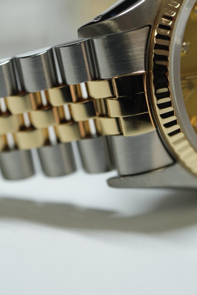 ロレックス　デイトジャスト　時計修理　外装研磨3